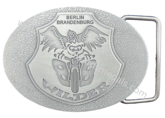 Personalized Pewter / Zinc Alloy Metal Berlin Brandenburg Belt Buckle without Enamel (OEM &amp; ODM)