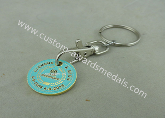 Iron Zinc Alloy Supper Market Trolley Coin , Customized Soft Enamel Coin