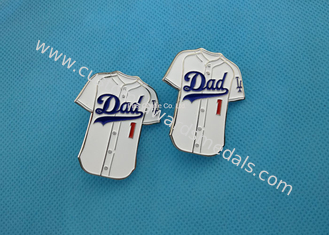 Cute Custom Soft Enamel Pin With Iron , Football T - Shirt Badge Pins