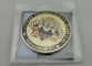 Double Sided Officer School Personalized Coins with synthetic enamel and Gold, Copper, Silver Plating