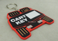 Stamping / Die Casting Rubber Key Chain , Design Your Own Custom Shaped Keychains