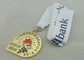 Maraton Sport Enamel Medal Zinc Alloy Ribbons , Customized