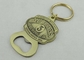 Brau Brothers Promotional Keychain with Bottle Opener and Antique Brass Plating