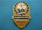 Gold Car Club Stamped Hard Enamel Medals , Customized Running Award Medals