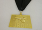 Die Cast 3D Sports Medals , Zinc Alloy Martial Arts Medals With Antique Plating