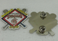 Die Stamped Memorial Metal Religious Lapel Pins / Zinc Alloy Base Ball Sports Pins