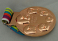 3D 103mm Dia Die Cast Medals Copper Plating Zinc Alloy 7.0mm Thickness